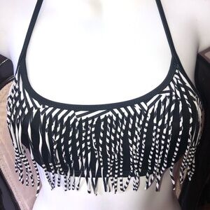 Pink Victoria Secret Fringe Bikini top